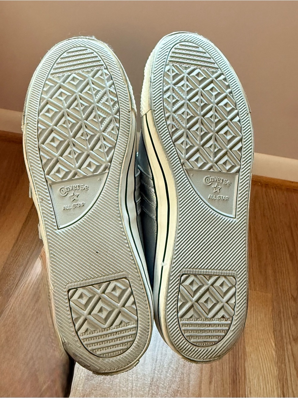 Converse Chuck Taylor All Star Metallic Silver Dainty Mary Janes - Picture 6 of 10
